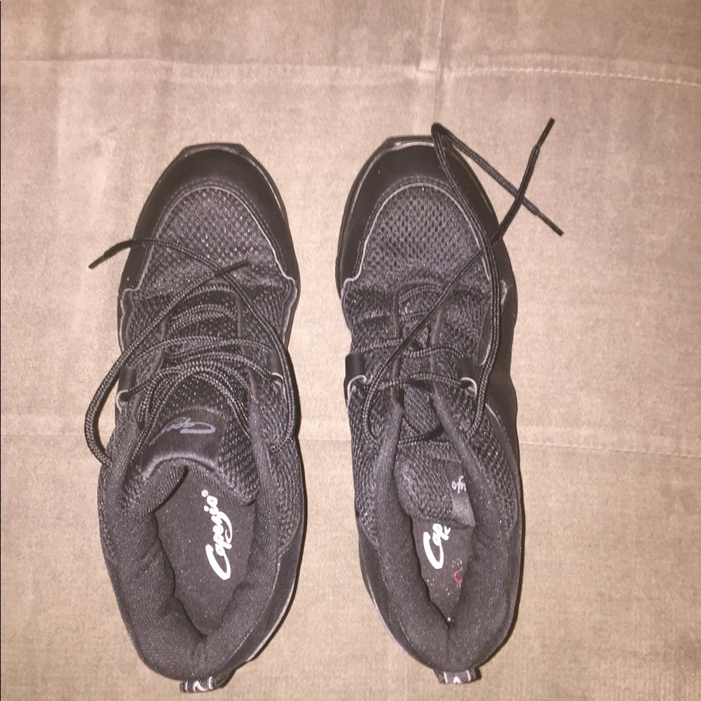 Capezio black jazz sneakers - barely worn