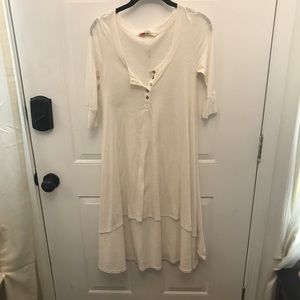 Free People High-Low Henley Dress