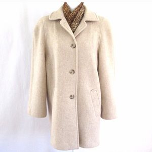 Vintage London Fog Women’s Tan Wool Coat