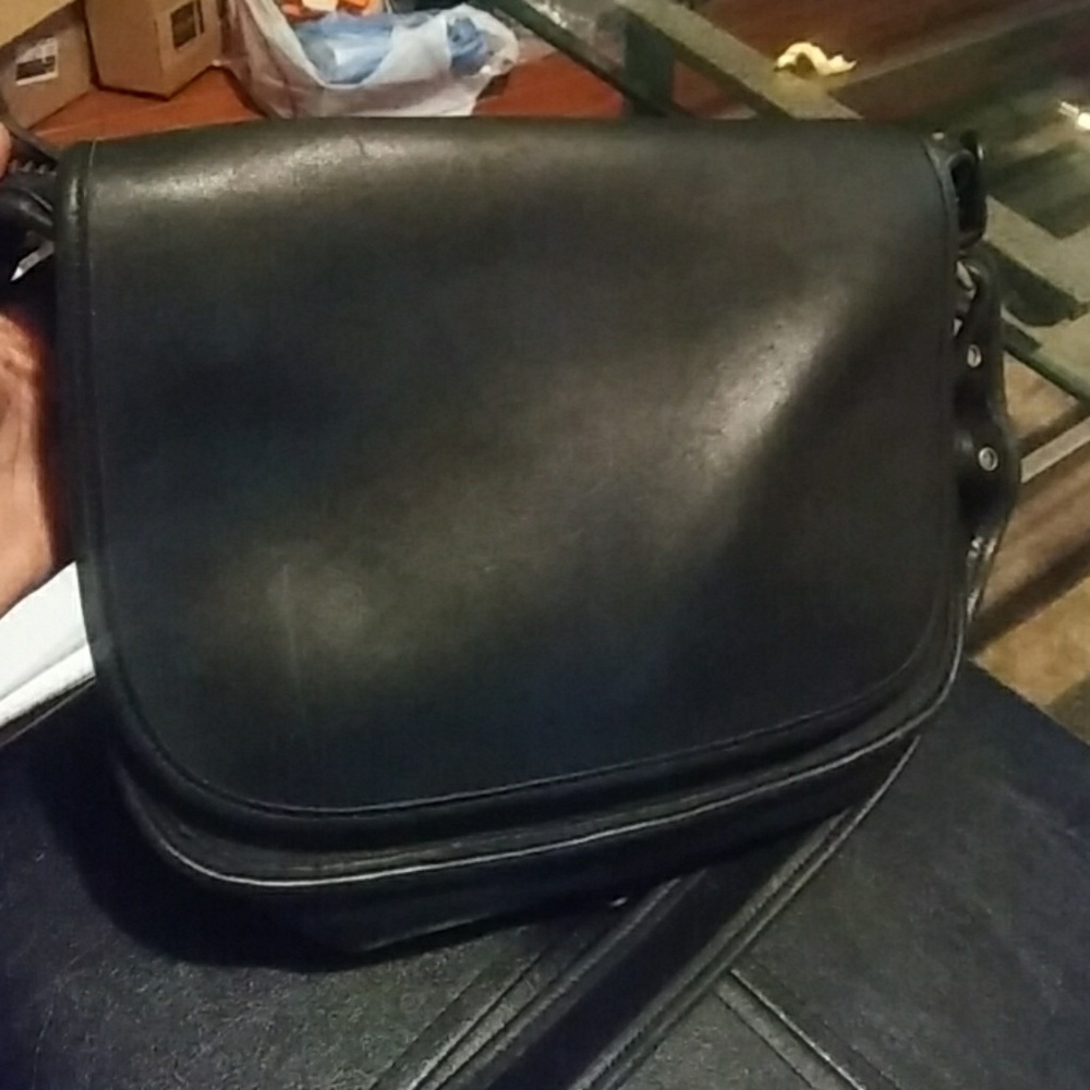 Black coach purse