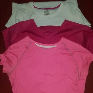 Bundle of 3 exercise tshirts