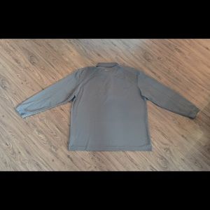 Men's Greg Norman Long Sleeve Polo Olive XL