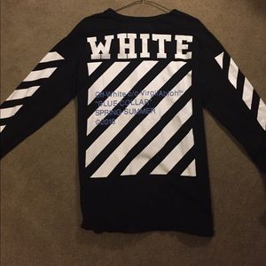 Off white blue collar size small ACCEPTING OFFERS