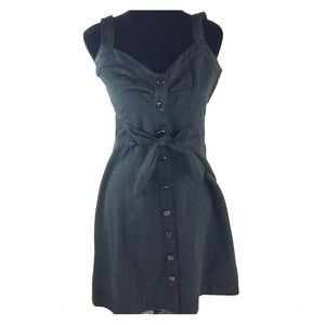 Banana Republic Womens Black Button Down Dress