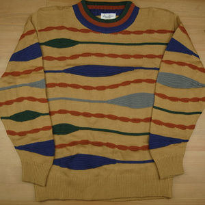 Hiro Lrmai Small Tan Texture "COOGI" Style Sweater