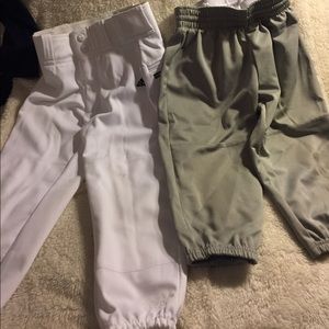 Bundle of adidas xs baseball pant