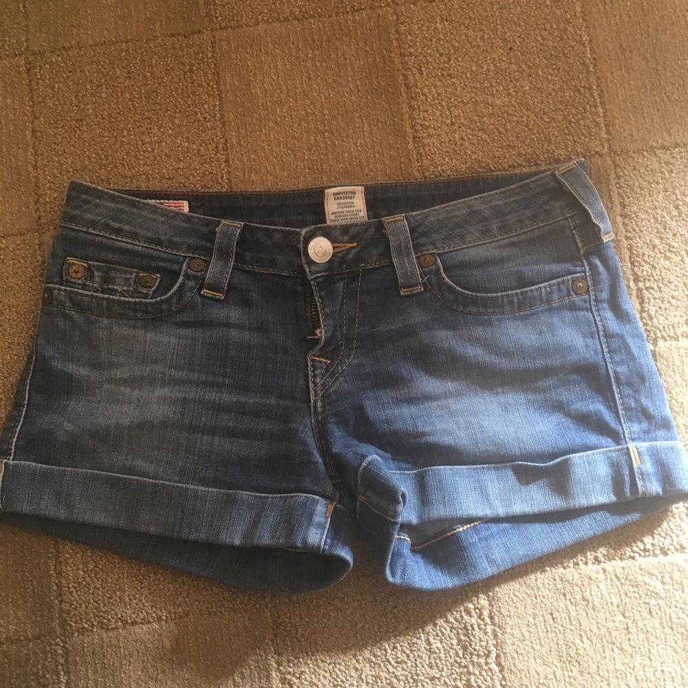 Denim shorts
