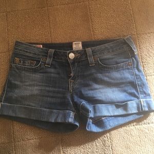 Denim shorts