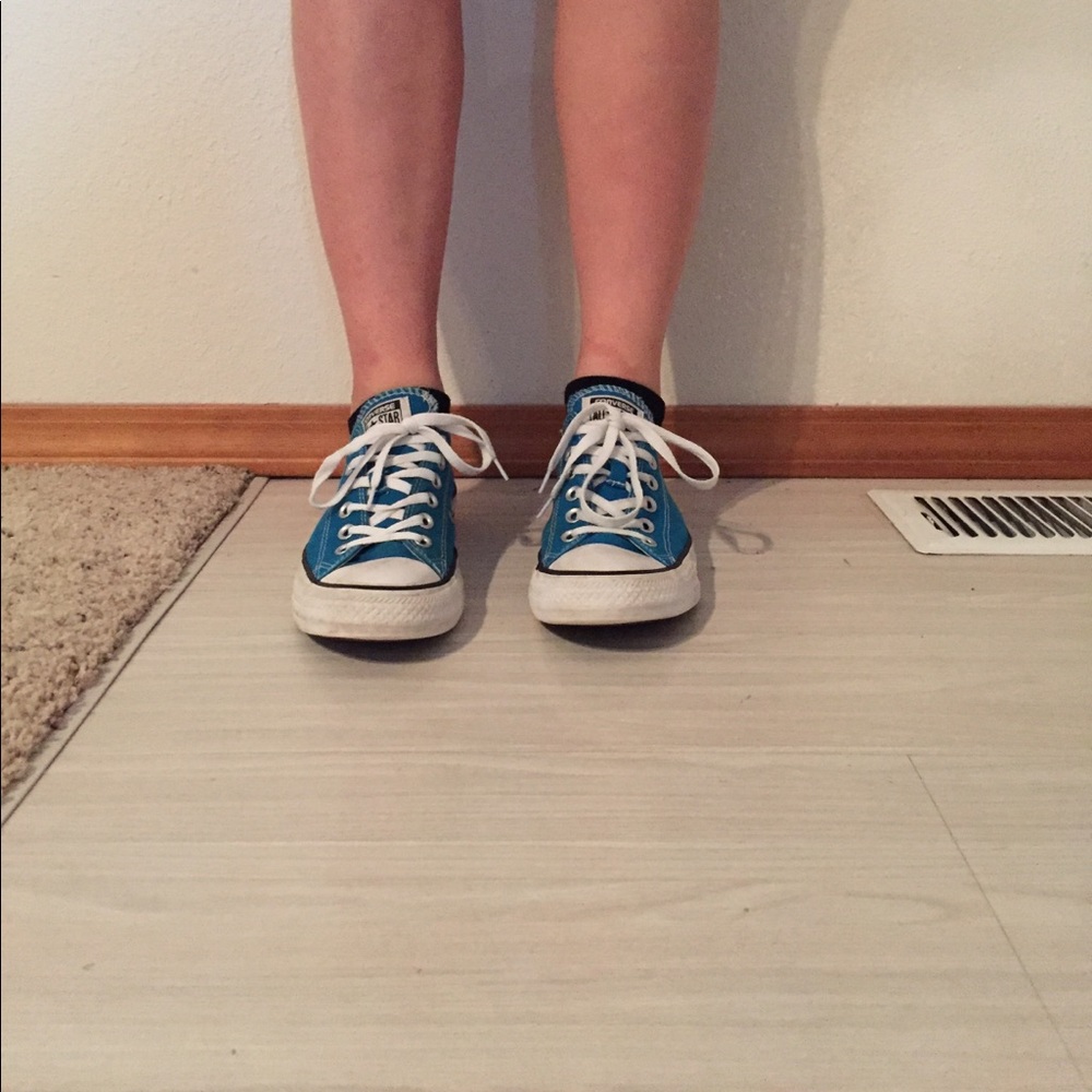 Blue converse