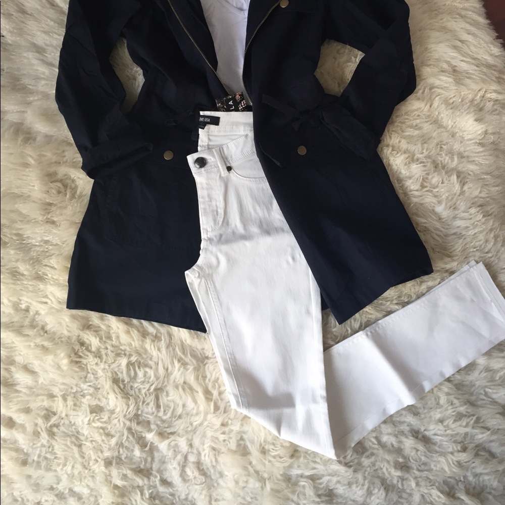 White Skinny Jean Leggings - Picture 2 of 3