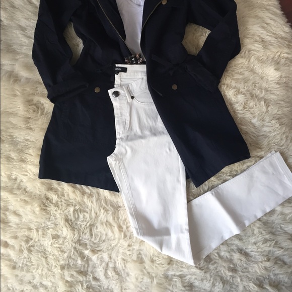 White Skinny Jean Leggings - Picture 2 of 3