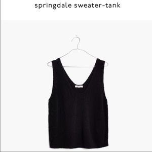 Madewell Springdale Sweater Tank Top Size S