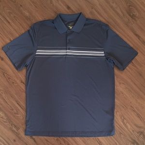 Men's Greg Norman Polo Navy Blue XL