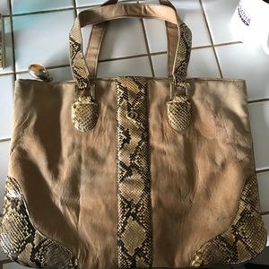 Snake skin purse