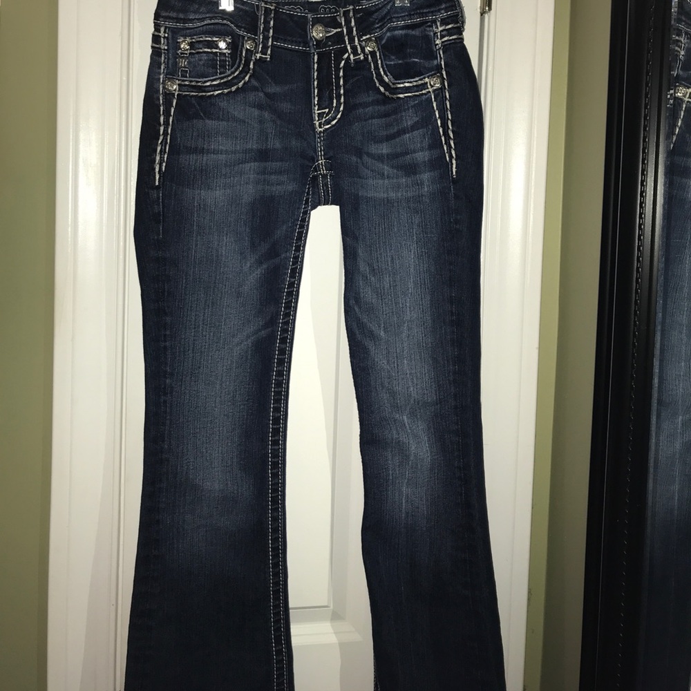 Dark Washed Miss Me Jeans