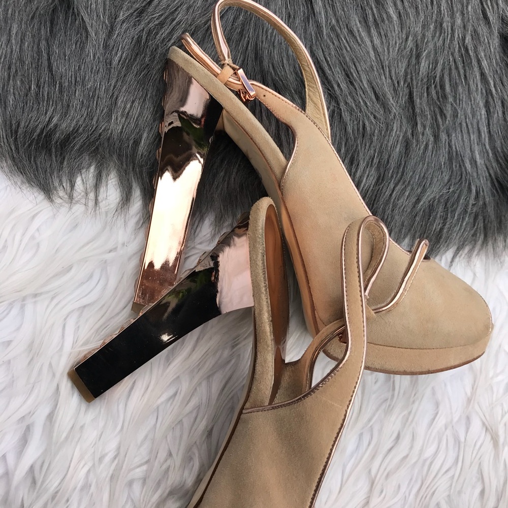 Michael Kors rose gold gem heels - Picture 3 of 8