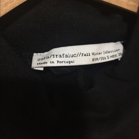 Zara Black Bodycon Midi Dress - Picture 2 of 3