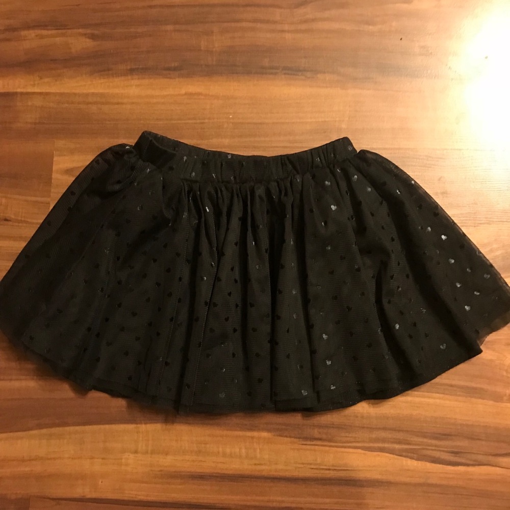 Black tulle skirt