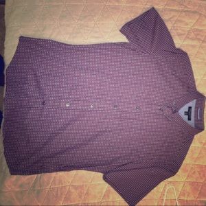 Banana Republic Slim Fit Short Sleeve Button Down