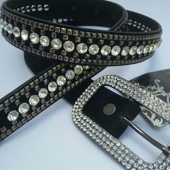 diamond studded belt