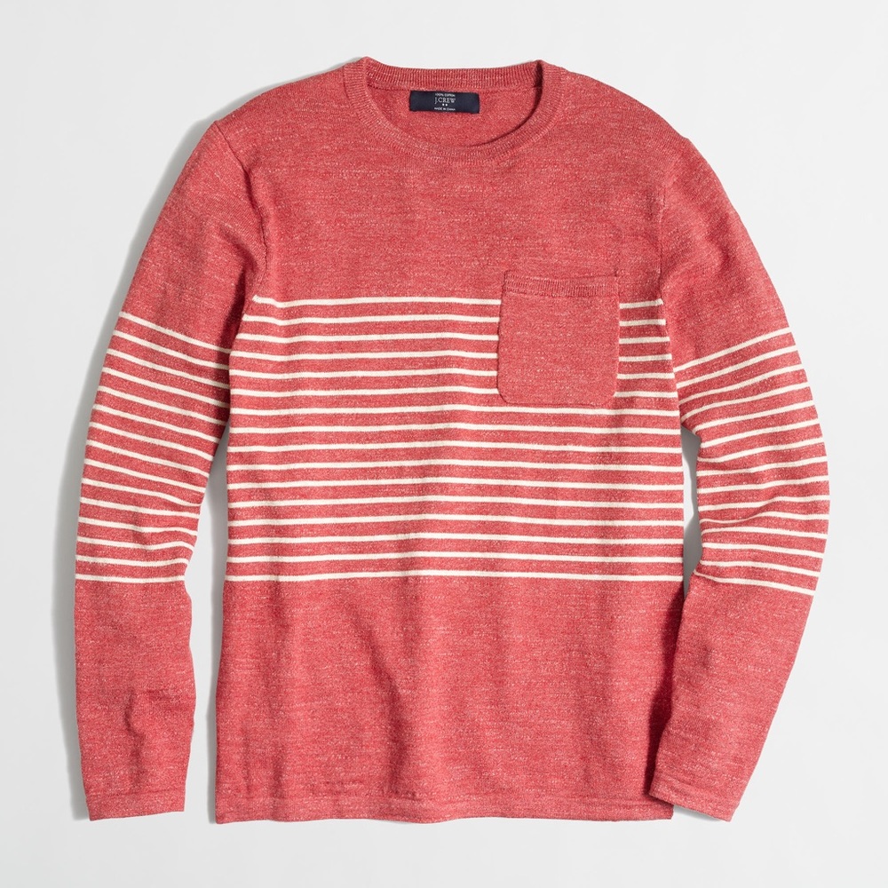 J. Crew Cotton Stripe Sweater