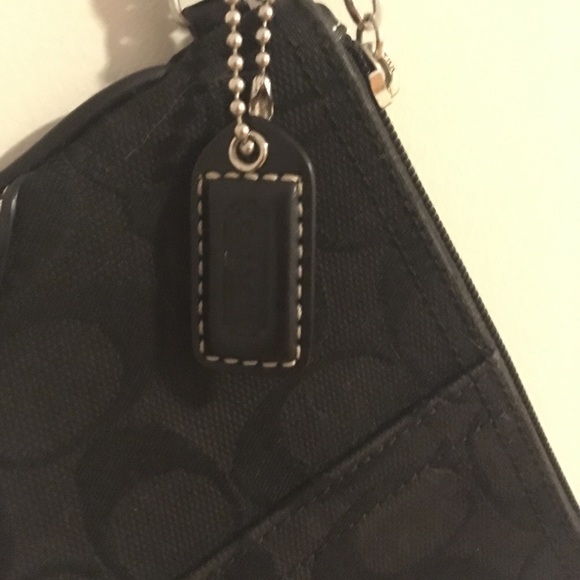 Black coach wristlet. Like new! - Picture 2 of 2