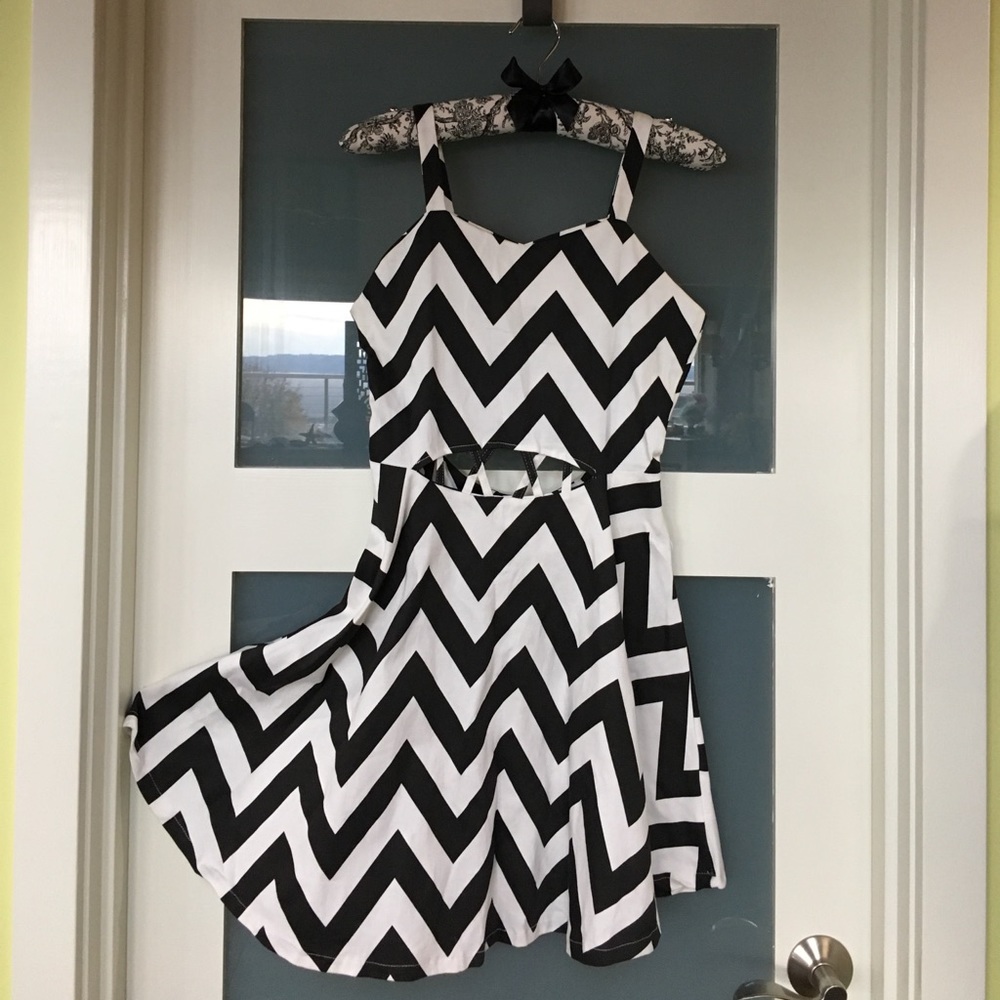 ModaListas fit/flare cotton/spandex dress