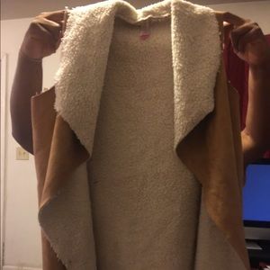 Suede vest
