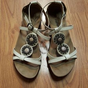 Umberto Raffini Sandals - Leather - Size 7/Euro 37