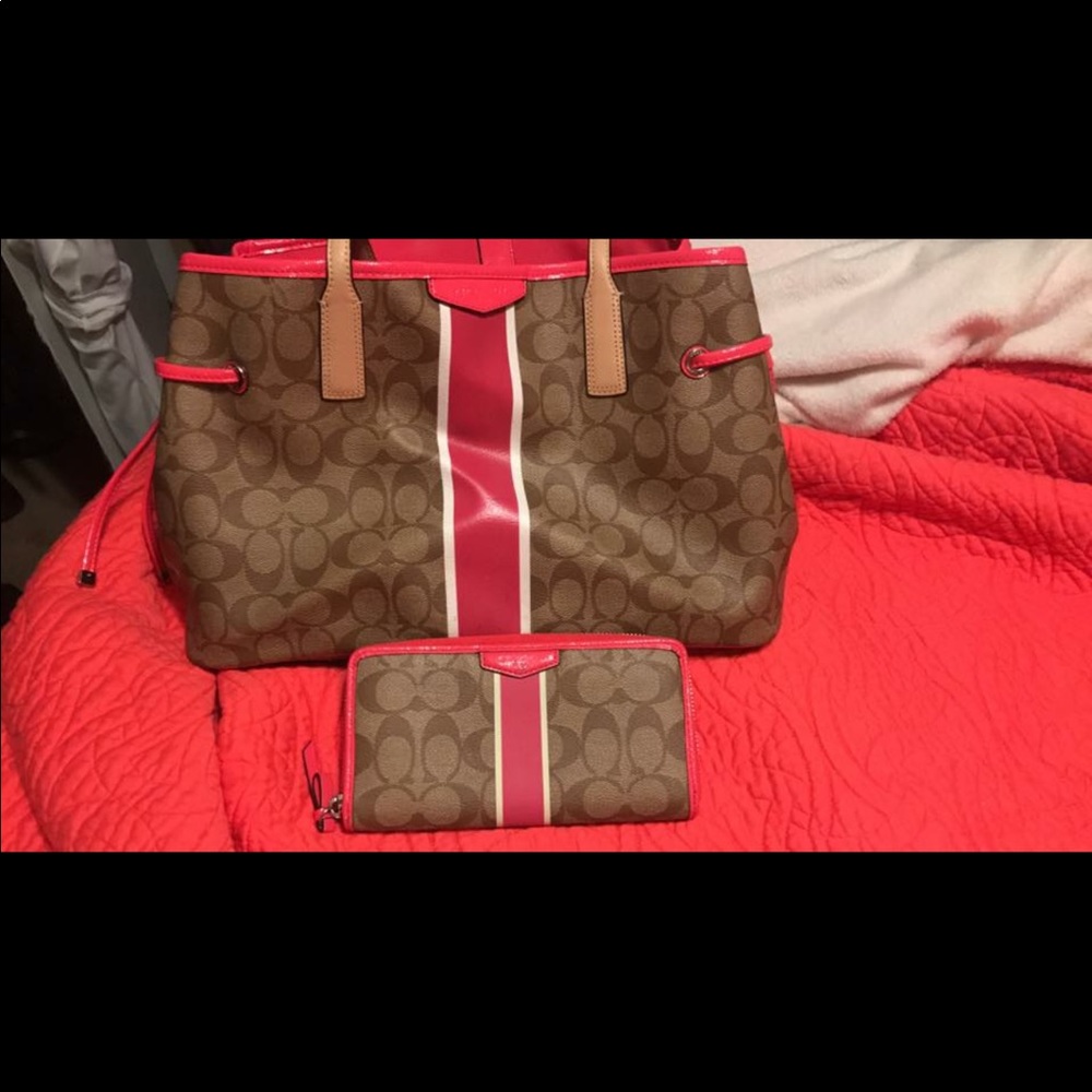 COACH BAG AND WALLET
