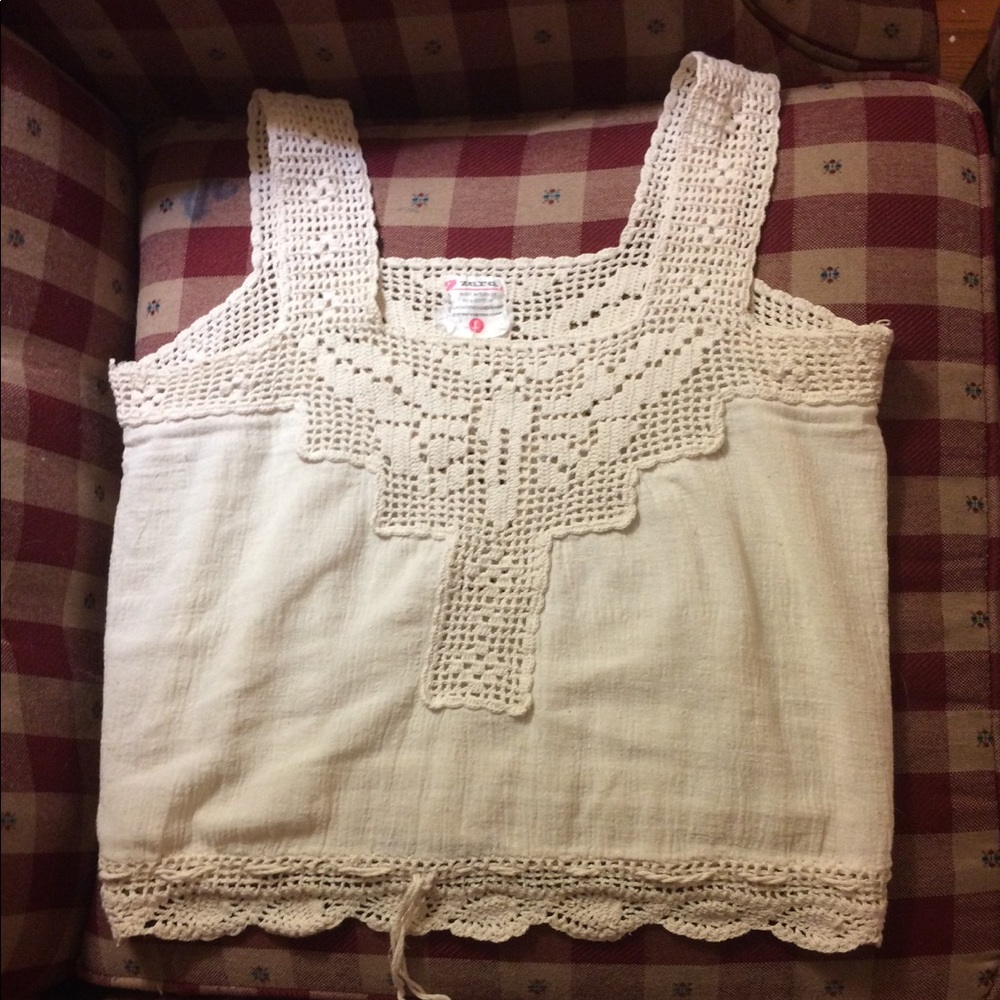 Zara hippie top