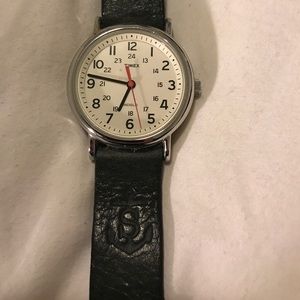Timex x J. Crew Field Watch + Custom Leather Band