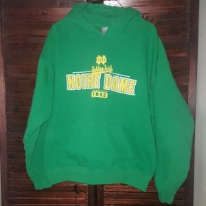 Unisex Large Notre Dame Hoodie