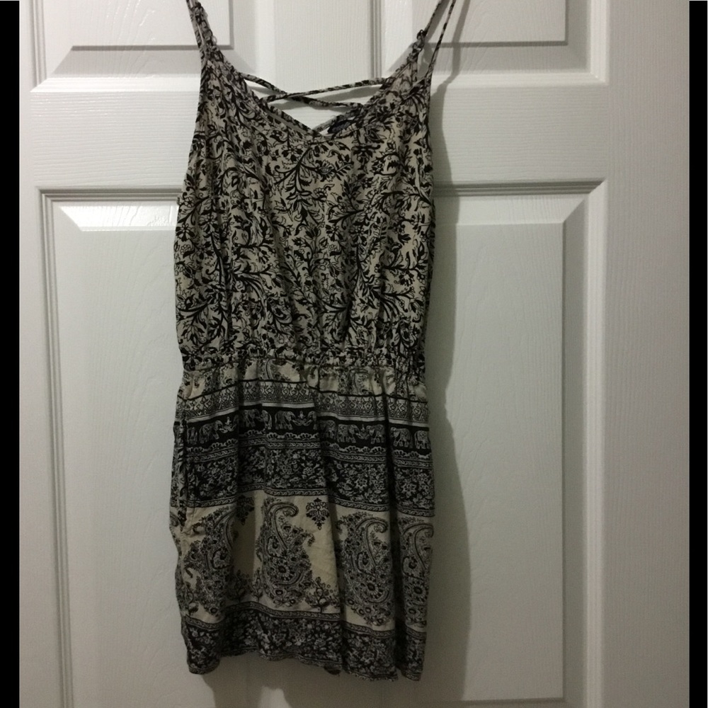 Black and Tan Romper ❣️