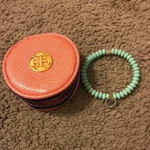 Rustic Cuff Bracelet and Zipper Case