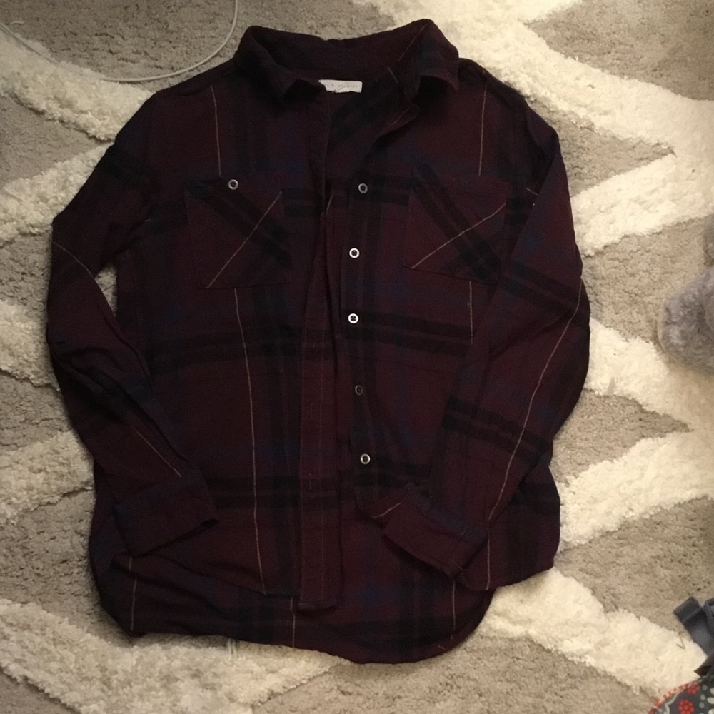 Flannel size medium fits like a small