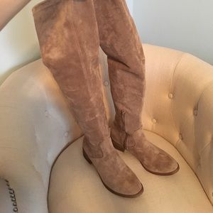 Aldo Taupe OTK Over-the-Knee Boots EUC