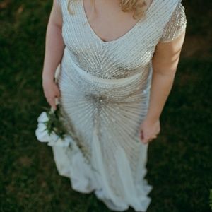 Adrianna Papell Beaded Gown