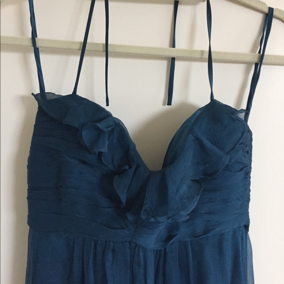 Amsale halter silk gown - Picture 3 of 4