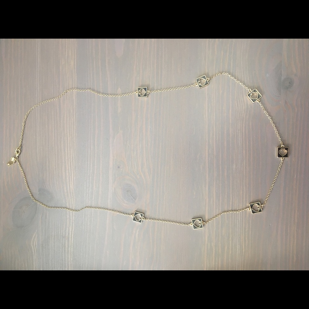 Kate Spade Gold and Black Necklace