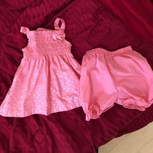Penny M Toddler Girls Gold and Pink Set