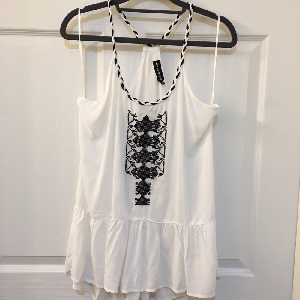 Nikki Rich Peplum Top