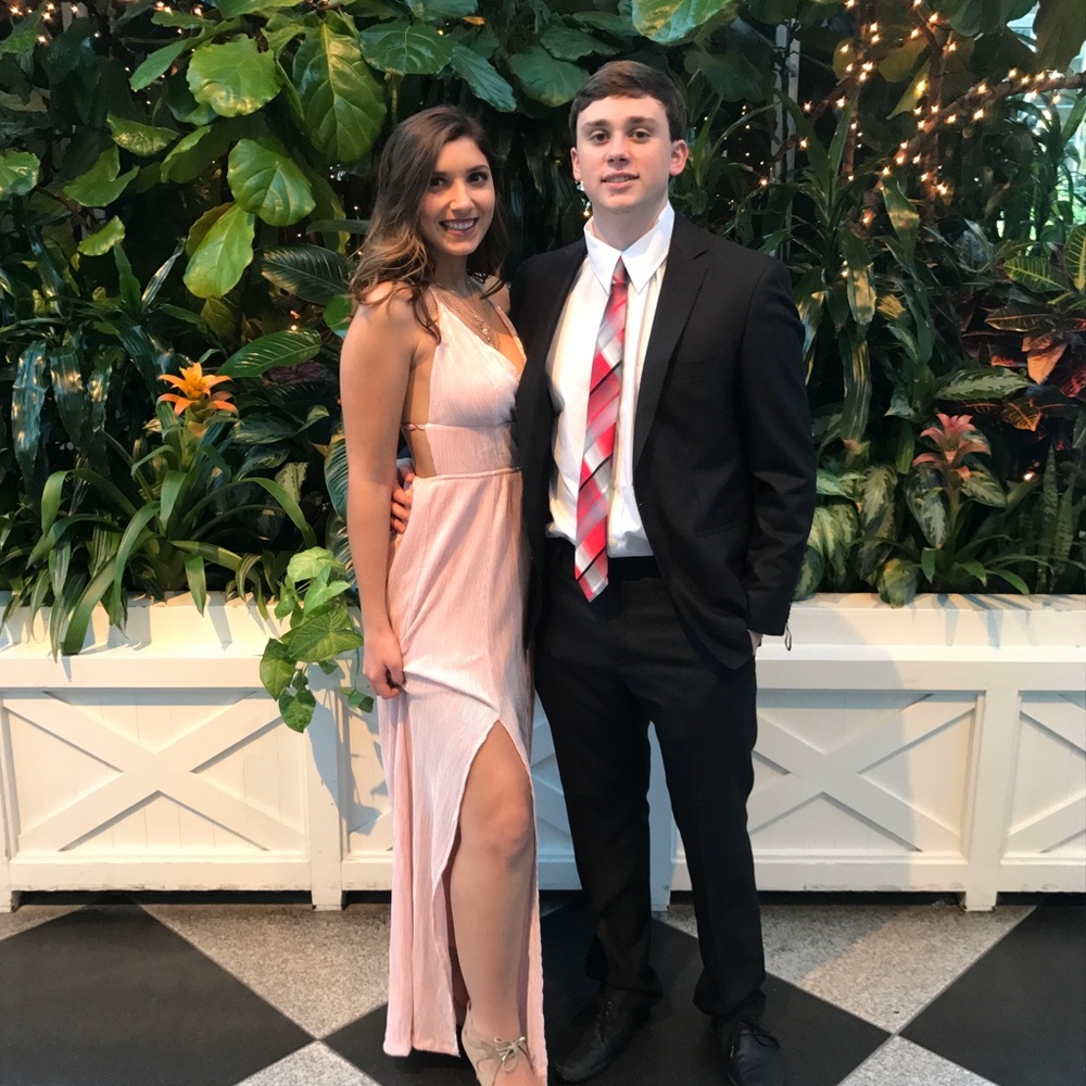 Beautiful pink long dress!