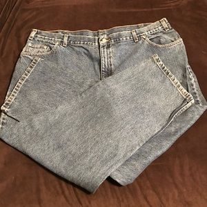 Faded Glory Relaxed Fit Blue Jeans 46x30