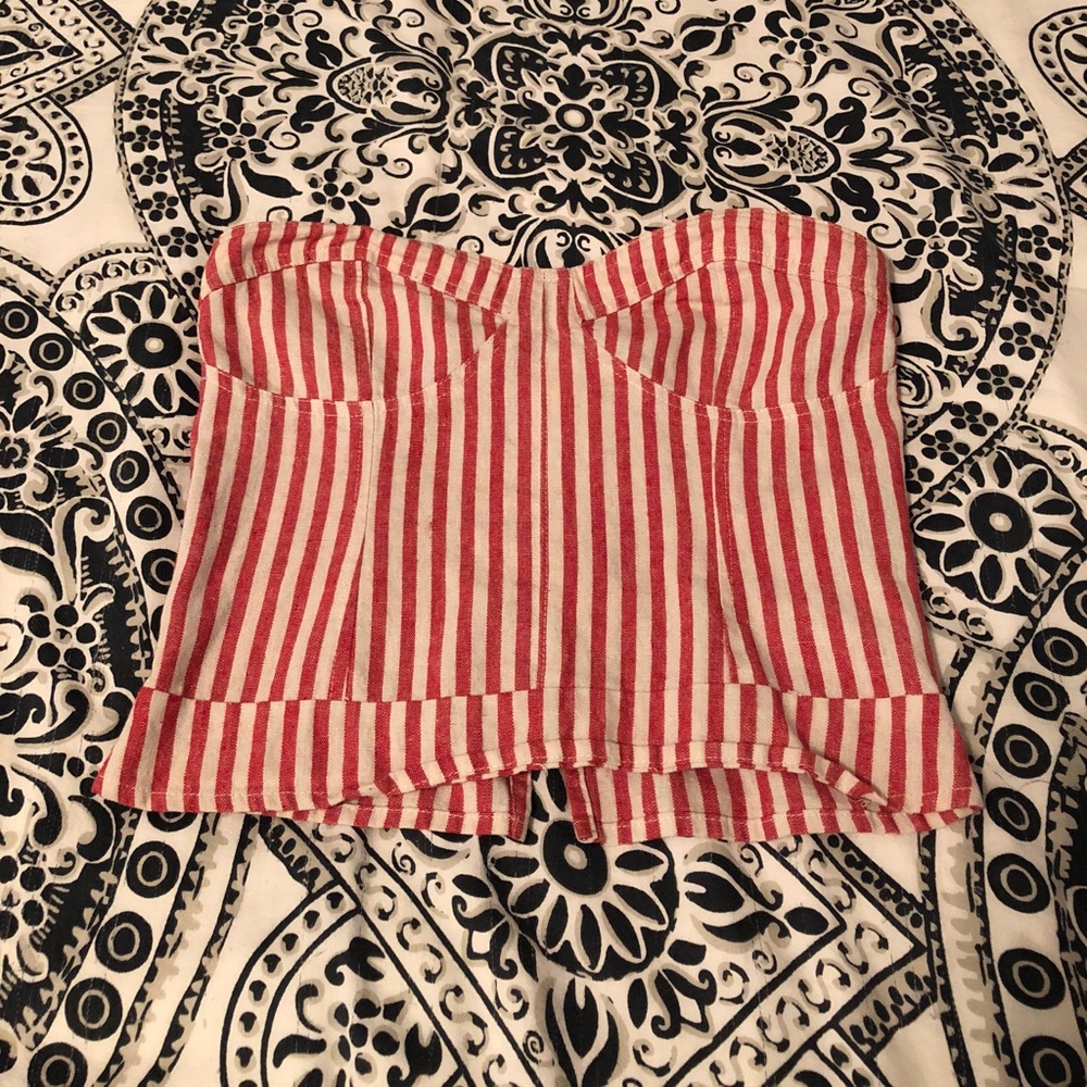 Urban Outfitters cropped corset style top