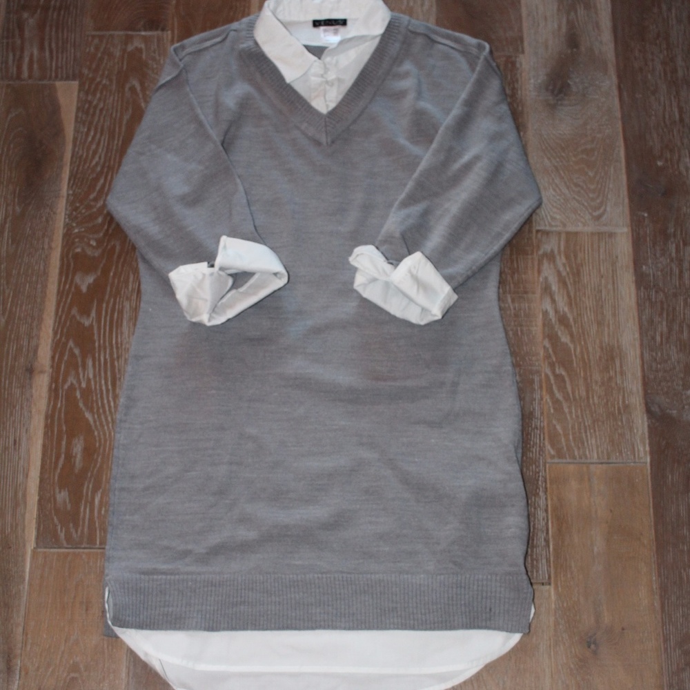 Venus 2 in 1 Sweater Shirt Dress