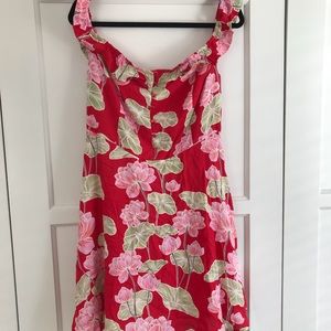 Off the Shoulder Tropical Vacation Dress