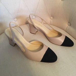 Two-Tone Pumps in the style of Chanel