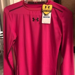 Youth moisture wicking pink shirt