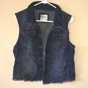 Dark Denim Vest